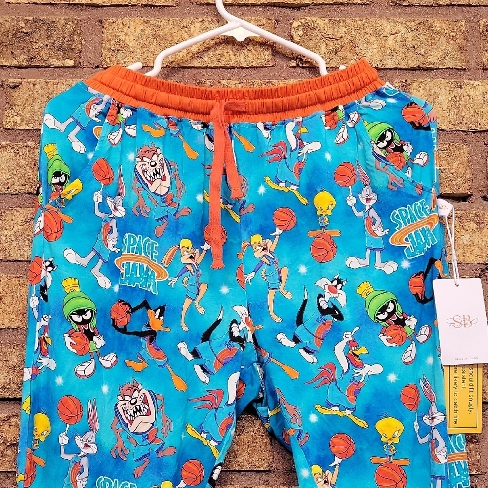 Bamboo Snug Bugs Co Space Jam Bamboo Pajama Pants Size Small - Picture 3 of 10